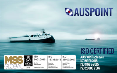 AUSPOINT ARE NOW ISO CERTIFIED